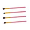 DOITOOL 4pcs Eye Makeup Brush Set Blending Pencil Brushes for Eyeshadow Lip and Blush Application Soft Horse Hair Portable Design Cosmetic Tool Kit view 2