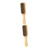 Angoily 2pcs Men's Bristle Beard Styling Maker Portable Beard Brush Double-sided Shaper Tool for Barber Supplies view 1