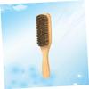 Angoily 2pcs Men's Bristle Beard Styling Maker Portable Beard Brush Double-sided Shaper Tool for Barber Supplies view 3