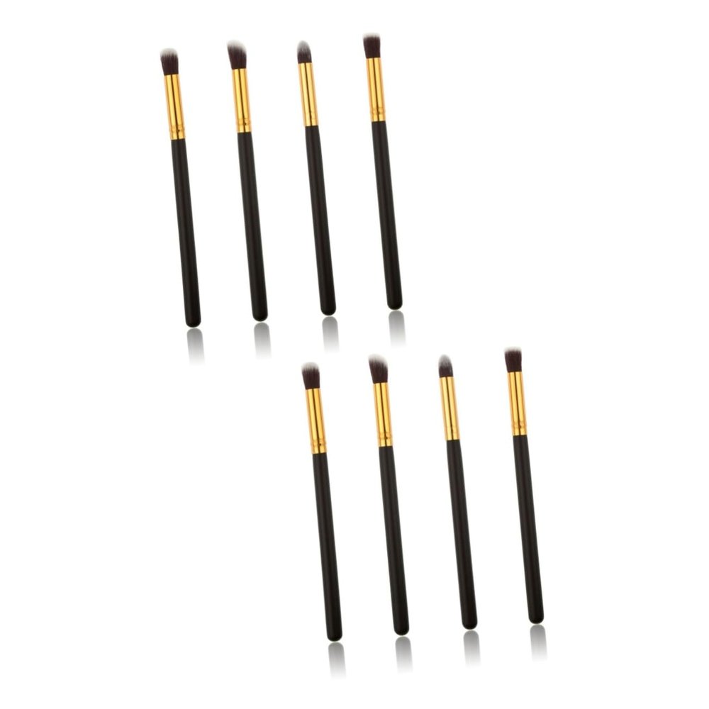 DOITOOL 8pcs Eyeshadow Brush Set Soft Horse Hair Makeup Tools for Blending Lip Eye Blush and Foundation Applications Portable Cosmetic Kit for Travel