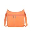 LeSportsac Tangerine Deluxe Everyday Crossbody Bag + Cosmetic Bag, Style 7507/Color R119, Uplifting & Vibrant Juicy Orange, Zesty New Neutral Evokes Joy, Positivity & Friendship, Luminous Citrus Shade view 1