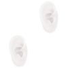 Mobestech 2pcs Practice Ear Piercing Jewelry Ear Model Fake Silicone Display Tool view 1