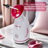 KINLITO Facial Steamer Ionic Face Steamer for Home Facial, Warm Mist Portable Facial Steamer for Deep Cleaning Unclog Pores with Blackhead Remover, Aromatherapy Kit for Personal Home SPA (Rose Red) view 3
