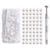 4 Claws Nail Sponge Metal Grabber with 100 Pcs Mini Replaceable Nail Sponges Blocks for Ombre Nail Art Sponges Nail Art Tools for Nail Supplies Nail Accessories view 1