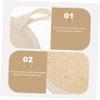 FRCOLOR 4pcs Natural Loofah Bath Towels Exfoliating Shower Scrubber for Deep Skin Cleaning Durable Body Rubbing Towels Strong Decontamination Ability for view 2