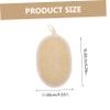 FRCOLOR 4pcs Natural Loofah Bath Towels Exfoliating Shower Scrubber for Deep Skin Cleaning Durable Body Rubbing Towels Strong Decontamination Ability for view 4