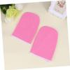 FRCOLOR 2pairs Paraffin Wax Gloves for Hand Therapy Insulated Mitts for Soft Smooth Liner for Nourishing Dry Skin and Heat Retention view 2