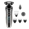 BAGLEV 1 Set Silver Men's Electric Shaver 4D Electric Beard Trimmer Hair Clipper Adult Shave Men view 1
