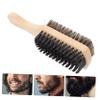 minkissy 2pcs Multi-function Beard Brush Dual-sided Shredded Hair Oil Grooming Tool for Men Premium Bristle Design for Barbers Home Use view 4
