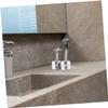 minkissy 3pcs Razor Holder Stand for Men Safety Razor Rack Organizer Case Aluminum Alloy Base Desk Shaving Rack view 2