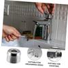 minkissy 3pcs Razor Holder Stand for Men Safety Razor Rack Organizer Case Aluminum Alloy Base Desk Shaving Rack view 4