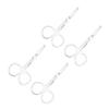 minkissy 4pcs Professional Eyebrow Nose Hair Trimmer Scissors Grooming Tools Round Edges for Clean Shave view 1