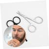 minkissy 4pcs Professional Eyebrow Nose Hair Trimmer Scissors Grooming Tools Round Edges for Clean Shave view 2