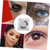 Angoily 18 Pcs High Transparent Eyelash Box Suitcase Glitter Containers False Eyelash Organizer Hard Box view 4