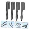 Housoutil Brow Tool Set 4pcs Folding Eyebrow Brush Comb Supplies for Simple and Portable Eyebrow Grooming view 2