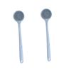 Angoily 2pcs Long Handle Bath Brush Shower Brush Back Skin Scrubber Exfoliating Body Scrubber for Lower Limb Reach view 1