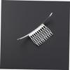Housoutil Classic Design Hair Comb Women Girls Ladies Hair Clip Band Silver Side Combs for Women view 2