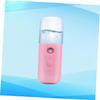 Balacoo 2pcs Mini Facial Steamer Hot Humidifier Nano Steamer Mini Face Steamer Nano Mist Sprayer Handheld Clothes Steamer USB Face Sprayer Pink Hydrating Instrument Portable, 4*4cm view 3