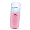 Balacoo 2pcs Mini Facial Steamer Hot Humidifier Nano Steamer Mini Face Steamer Nano Mist Sprayer Handheld Clothes Steamer USB Face Sprayer Pink Hydrating Instrument Portable, 4*4cm view 4