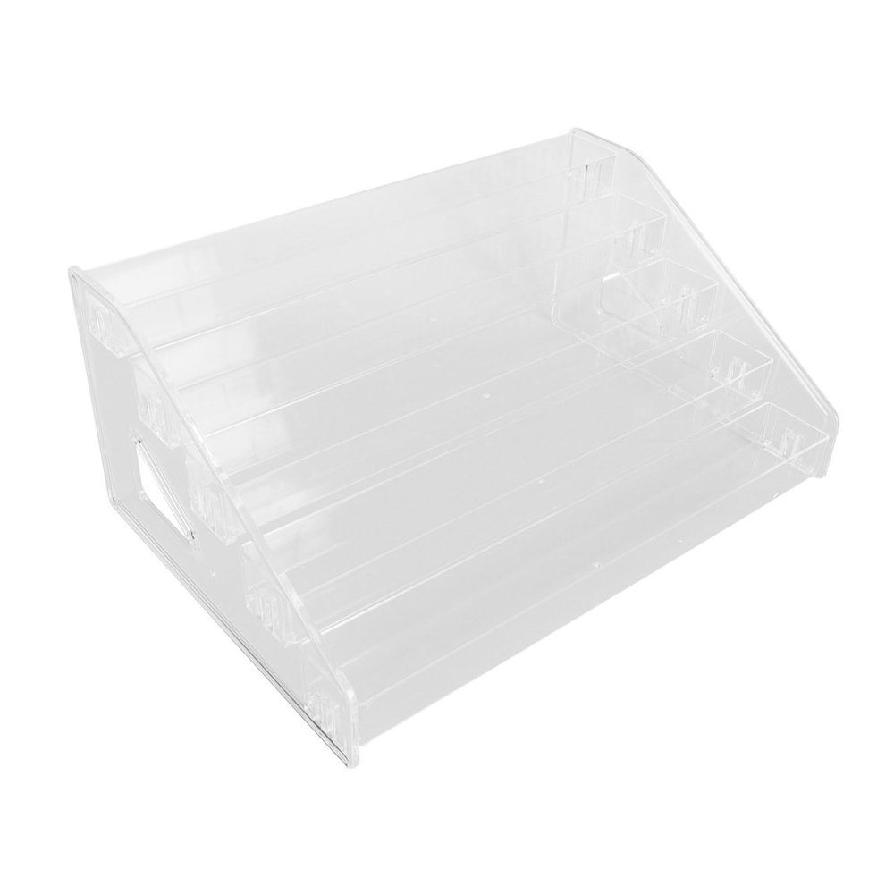 Angoily Acrylic Nail Polish Display Rack Organizer for Manicure Tools Transparent Storage for Dressing Tables and Bedrooms