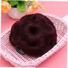 Angoily 3pcs Flower Design Synthetic Hair Updo Bun Clip for Women Easy to Use Jaw Clip Chignon Fixator Wine for Adding Volume and Fullness to Hair Styles view 4
