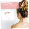 Angoily 2pcs Elegant Pearl Bridal Hairpin Rhinestone Side Combs for Women Wedding Hair Comb view 2
