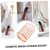 Angoily Iron Makeup Brush Storage Box Desktop Storage Case Multi-purpose Organizer for Home Office view 3