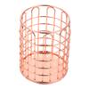 Angoily Iron Makeup Brush Storage Box Desktop Storage Case Multi-purpose Organizer for Home Office view 4