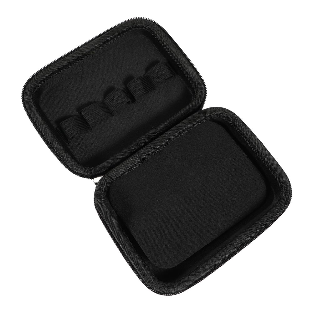 Angoily 2pcs Roller Bottle Storage Pouch Eva Travel Case for Holders Portable Organizer for Bottle Display Black Design
