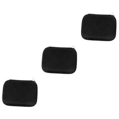 Angoily 3pcs Storage Pouch Shockproof Carrying Case for Travel Bottle Organizer Zipper for Collectors and Presentations