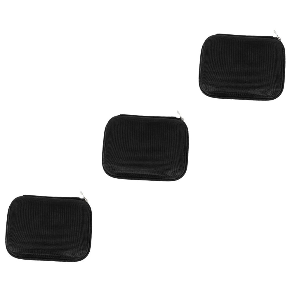 Angoily 3pcs Storage Pouch Shockproof Carrying Case for Travel Bottle Organizer Zipper for Collectors and Presentations