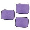 Angoily 3pcs Portable Storage Case Compact Organizer for Travel Uv and Safe Storage of Essential Oils and Roller Bottles Eva Makeup Pouch view 1