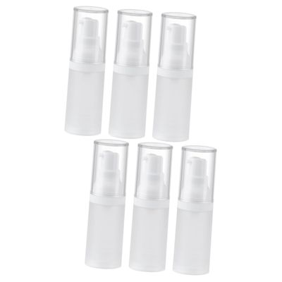 Angoily 6 Pcs Cosmetic Container Bottles Lotion Automatic Operated Liquid Leak Battery Dropper Refillable Hidden Containers Hand Soap Wall Mount Reusable Bag