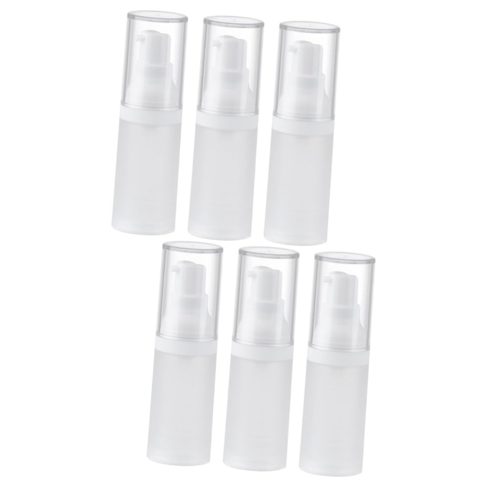 Angoily 6 Pcs Cosmetic Container Bottles Lotion Automatic Operated Liquid Leak Battery Dropper Refillable Hidden Containers Hand Soap Wall Mount Reusable Bag
