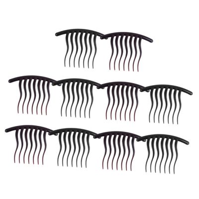 Beaupretty 10pcs Wavy Tooth Hair Combs Hair Styling Tools for Women for Bridal and Everyday Use Lightweight and Comfortable and Colors