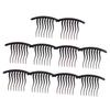 Beaupretty 10pcs Wavy Tooth Hair Combs Hair Styling Tools for Women for Bridal and Everyday Use Lightweight and Comfortable and Colors view 1
