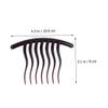 Beaupretty 10pcs Wavy Tooth Hair Combs Hair Styling Tools for Women for Bridal and Everyday Use Lightweight and Comfortable and Colors view 4