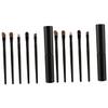 Angoily 10pcs Eye Makeup Brush Case Eyeshadow Brush Kit Daily Eye Makeup Tools Portable Eyeliner Applicator Tool Travel view 1