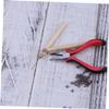 Housoutil Hair Extensions Accessories Tools Complete Tool Kit Hair Extension Tool Set Pliers Needles for Micro Ring Installati view 3