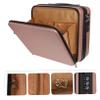 Housoutil Multi-purpose Handheld Cosmetic Storage Suitcase for Women Portable Makeup Case Stylish for Travel and Daily Use and Wear-resistant Design view 3