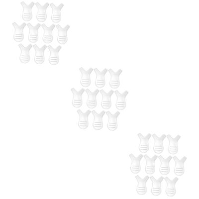 Angoily 30pcs Eyelash Extension Supplies Grafted Lash Brush Mascaras Wands Perming Eyelashes Tools Lash Lift Brush Ergonomic Silicone