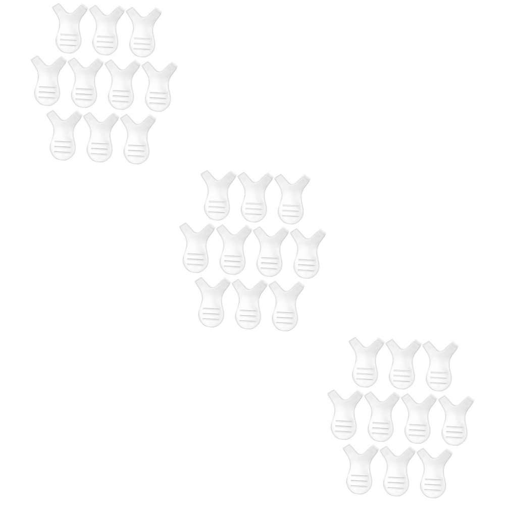 Angoily 30pcs Eyelash Extension Supplies Grafted Lash Brush Mascaras Wands Perming Eyelashes Tools Lash Lift Brush Ergonomic Silicone