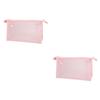 Housoutil 2pcs Multifunctional Portable Toiletry Bag Makeup Organizer for Travel for Cosmetics Accessories and Toiletries Compact view 1