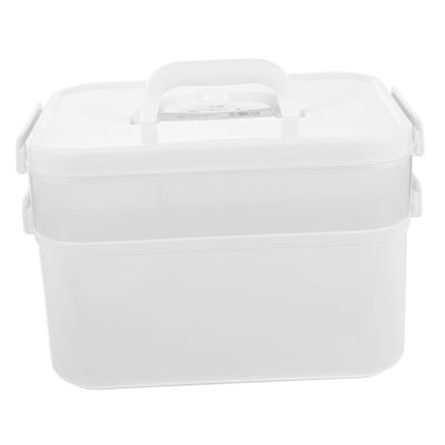 NOLITOY 1pc Box Nail Toolbox Gel Nail Polishes Travel Container Professional Fingernail Art Toolbox Makeup Tray Organizer Tool Chest Storage Container Pp Can Put White Phototherapy Machine