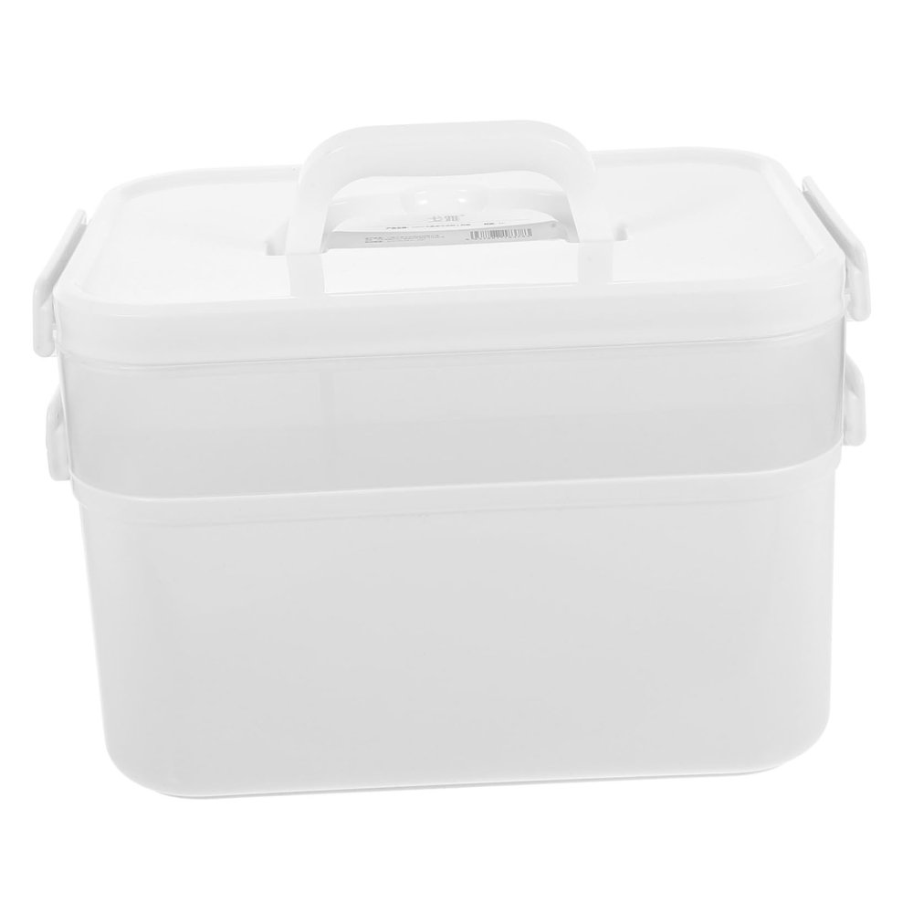 NOLITOY 1pc Box Nail Toolbox Gel Nail Polishes Travel Container Professional Fingernail Art Toolbox Makeup Tray Organizer Tool Chest Storage Container Pp Can Put White Phototherapy Machine