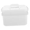 NOLITOY 1pc Box Nail Toolbox Gel Nail Polishes Travel Container Professional Fingernail Art Toolbox Makeup Tray Organizer Tool Chest Storage Container Pp Can Put White Phototherapy Machine view 1