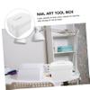 NOLITOY 1pc Box Nail Toolbox Gel Nail Polishes Travel Container Professional Fingernail Art Toolbox Makeup Tray Organizer Tool Chest Storage Container Pp Can Put White Phototherapy Machine view 4
