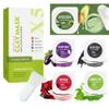 10 Pods Clay Facial Mask Set - Rose, Green Tea, Eggplant, Avocado, Dead Sea Mud, Mud Mask Deep Pore Cleansing Acne Blackhead Removal Men & Women Face Mask Skin Care,Two To Three Times A Week. view 1