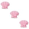 Housoutil 3pcs Elastic Shower Cap Fast Drying Microfiber Hair Drying Cap for Dry Hair Reusable Bathing for Long Accessories view 1
