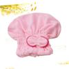 Housoutil 3pcs Elastic Shower Cap Fast Drying Microfiber Hair Drying Cap for Dry Hair Reusable Bathing for Long Accessories view 4